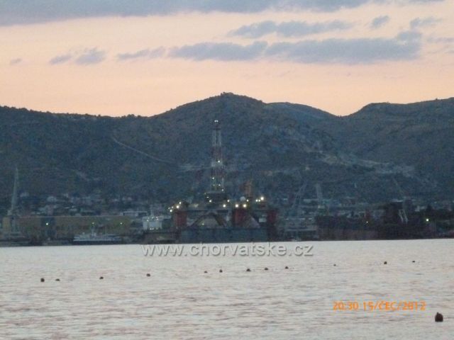 Pohlad z Ciova na Trogir