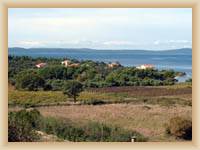 Zaton - pohled na zátoku Plisa a Zadarský kanál